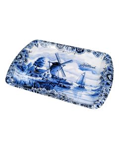 Dienblad Holland Delfts blauw Klassiek, groot