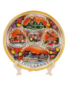 Wandbord Dorpen Compilatie - 15 cm (medium)