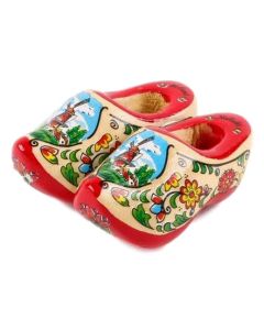 Klompmagneet Rode Zool, Dubbel 5 cm