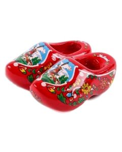 Klompmagneet Rood, Dubbel 5 cm