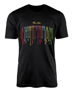 Unisex T-Shirt Feel Like Amsterdam - Zwart