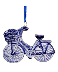 Kersthanger Fiets aan lintje