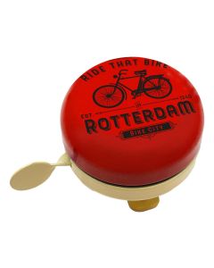 Fietsbel "Rotterdam Rood", 6 cm