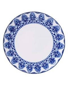 Gebaksbordje Paauw Blauw 
