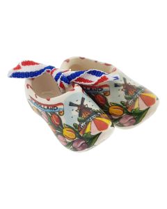 Gekleurde keramieke Tulpen klompjes, 5cm