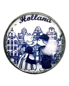 Glasmagneet "Kussend Paar"