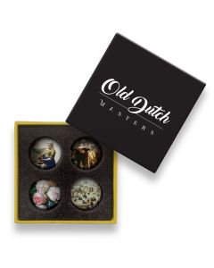 Glasmagneten Cadeaudoosje "Old Dutch Masters"