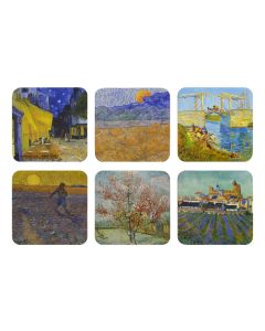 Onderzetters, Van Gogh, Meesterwerken Kroller Muller, set van zes