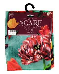 Sjaal 'Pretty Tulips' - Groen