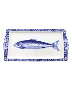 Haringschaal , Delfts Blauw, Keramiek, 29 cm