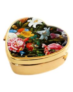 Pillendoosje Hart - De Heem Bloemen