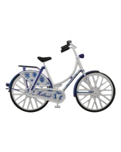 Magneet "Blauwe met witte fiets Holland"