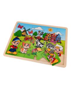 Houten Legpuzzel Holland - 24 Stukjes