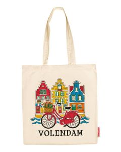 Katoenen Tas "Houses Volendam"