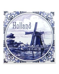 Tegelmagneet molenlandschap, Holland 