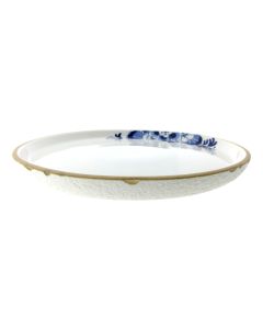 Blauw Bloesem Diner bord, 28 cm