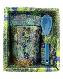 Espressokopje "Irissen"  Cadeauverpakking 75ml - Van Gogh