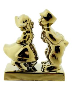 Kussend Paar Man-Vrouw - Goud, 8 cm 