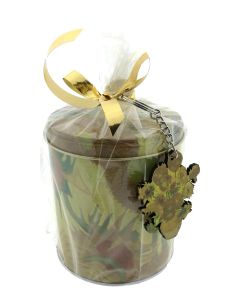 Stroopwafel geschenk "Zonnebloemen"