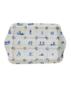 Dienblad oudhollandse tegeltjes, klein