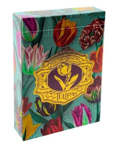 Speelkaarten "Pretty Tulips Groen"