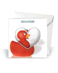 Postkaart "Rubber Ducky"