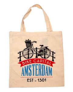 Shopper - Katoen "Bike Capital Amsterdam"