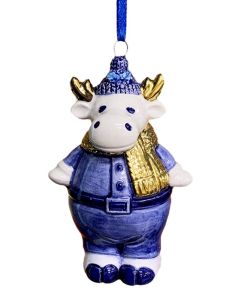 Kersthanger Delftsblauw Rendier