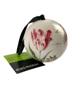 Kerstbal "Tulpen met insekten" door Jacob Marrel