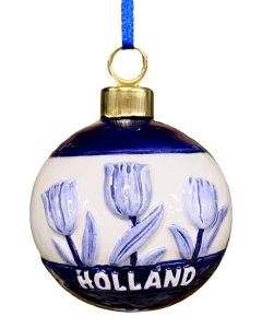 Kerstbal Drie Tulpen