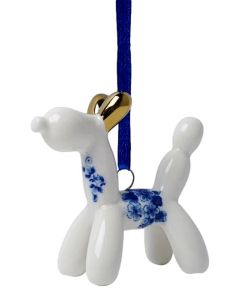 Kerstornament ballon dier hond