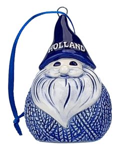 Kerstdruppel Kerstmannetje Rond