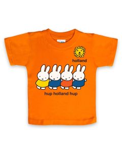 Kinder T-Shirt Nijntje Hup Holland Hup Oranje