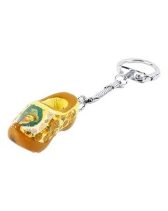 Sleutelhanger Met Klompje, Vincent van Gogh met Vilten Hoed
