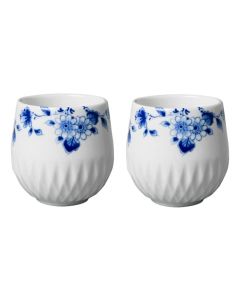 Koffie Kopje "Blauw Vouw", set van 2 