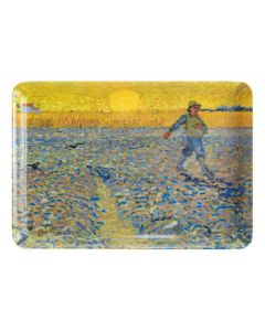 Tray "Landscape with wheat sheaves", Van Gogh