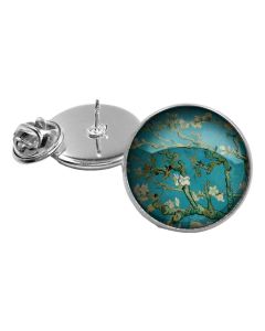 Lapel Pin Glas Van Gogh Amandelbloesem