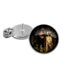Lapel Pin Glas Rembrandt Nachtwacht