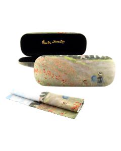 Brillenkoker Monet - Klaprozen met brillendoekje
