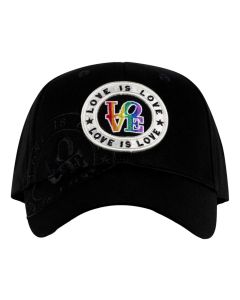 Cap All Pride Love is Love - Zwart