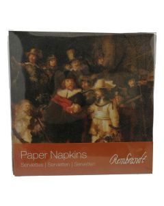 Luxe servetten "Nachtwacht" door Rembrandt van Rijn