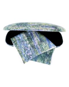 Brillenetui met poetsdoekje, Japanse Brug, Monet