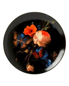 Bord Stilleven met vlinders, 20 cm
