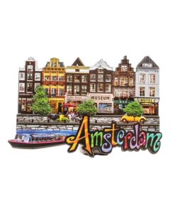 Magneet "Amsterdam 6 huisjes"