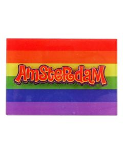 Magneet Regenboog vlag Amsterdam