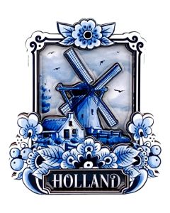 Magneet Delftsblauwe Windmolen 