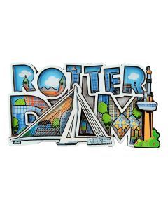 Magneet Rotterdam – Skyline Comic Style 