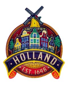 Magneet Vintage Rond Holland