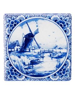 Keramieken Magneet "Molen Landschap"