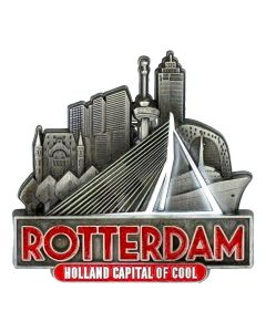 Koelkastmagneet "Rotterdam - Capital of Cool" Tinkleurig